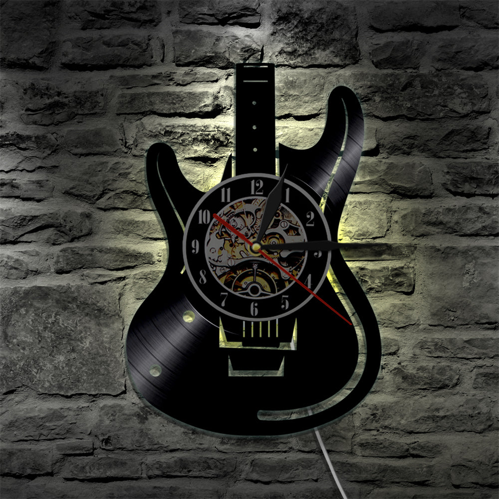 Rock & Roll Vinyl Record Wall Clock