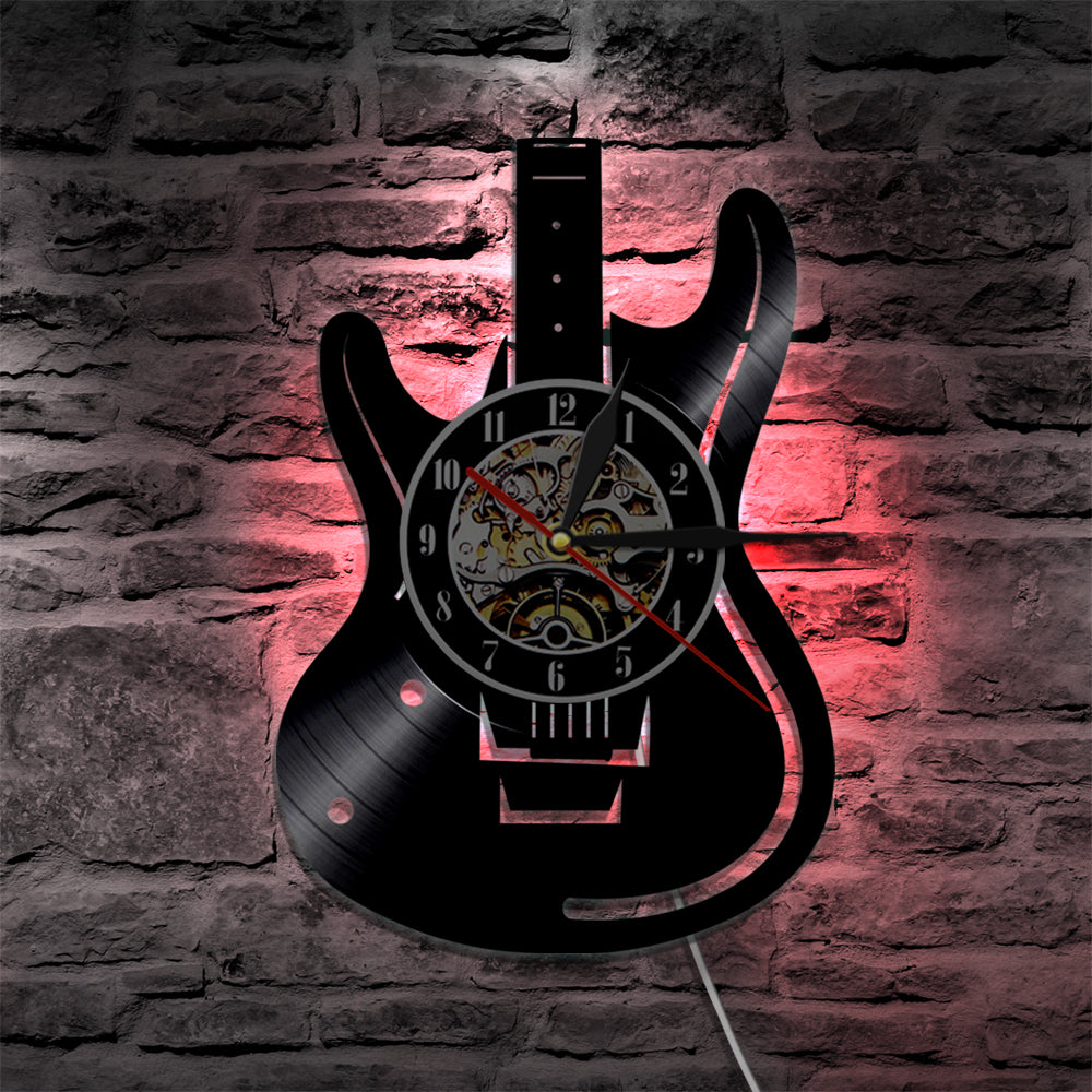 Rock & Roll Vinyl Record Wall Clock
