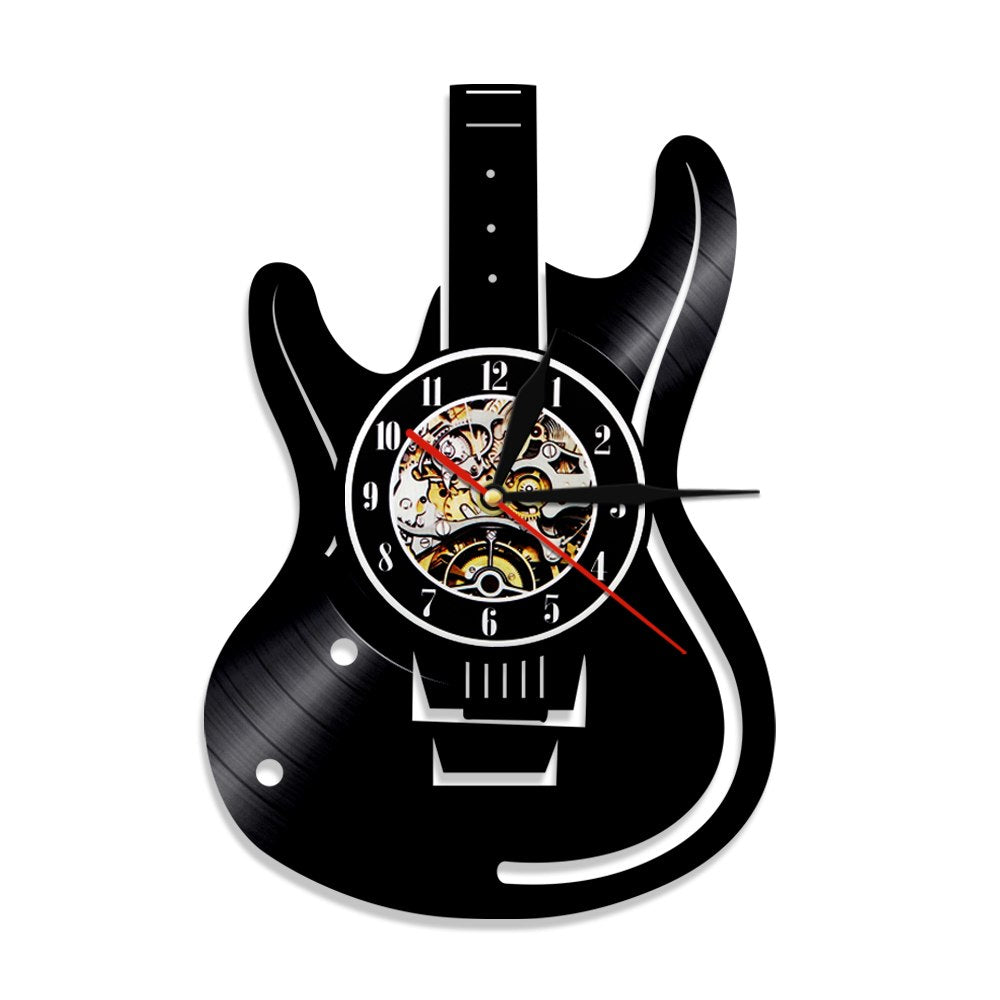 Rock & Roll Vinyl Record Wall Clock