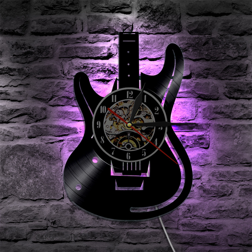 Rock & Roll Vinyl Record Wall Clock