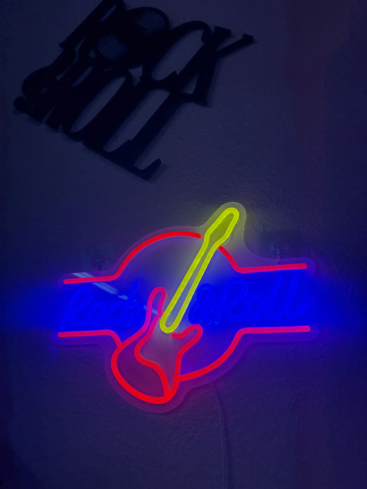 Rock & Roll Rock LED sign