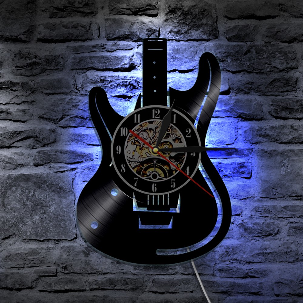 Rock & Roll Vinyl Record Wall Clock